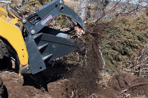 skid steer stump grapple attachment|virnig stump bucket.